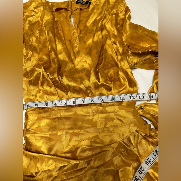 NASTY-GAL Sleek It Real Jacquard Mini Dress🧡 - Picture 8 of 12